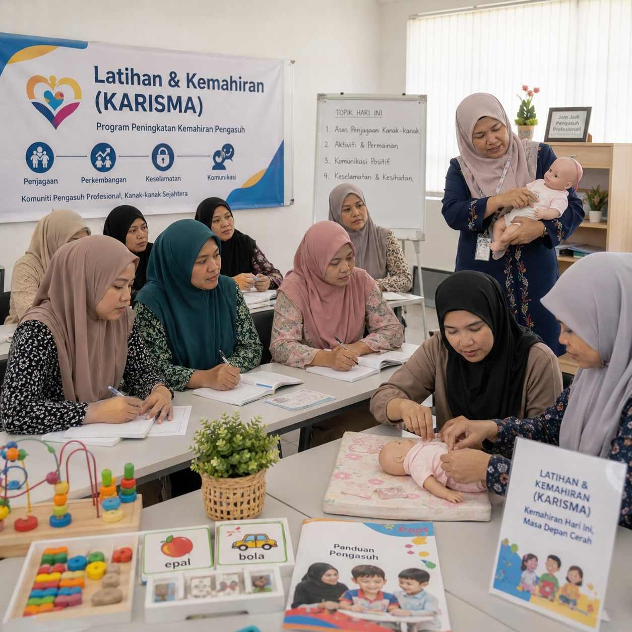 Peserta dalam latihan KARISMA